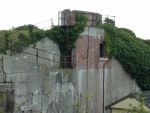 Stokes Bay Lines: Gosport: No.2 battery. Battery Command Post with telephone room beneath - August 2010