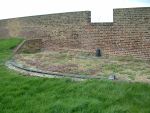 Tibury Fort: Thames defences: North East Bastion: 10inch Howitzer emplacement