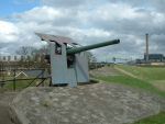 Tibury Fort: Thames defences: South East Curtain: 12pr QF 1942