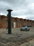 Tibury Fort: Thames defences: Victorian water pump on parade