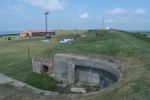 Fort Widley: Portsdown: Portsmouth: Emplacement for 7-inch RBL on Moncrieff mounting
