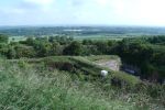 Fort Widley: Portsdown: Portsmouth: East camounir from rampart