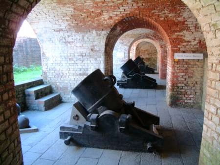 13 inch mortars in North mortar Battery