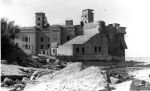 Fort Albert: View from the north showing the now demolished Brennan Torpedo Establishment (Taken circa 1970).