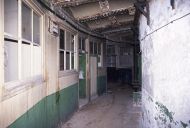 Plymouth Breakwater Fort barrack room corridor