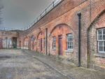 Fort Brockhurst 2013: North flank casemates