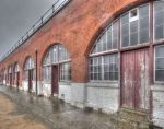 Fort Brockhurst 2013: West face, soldiers' casemates 