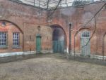 Fort Brockhurst 2013: South shoulder, main magazine and shell store