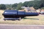 Cliff End Battery: 12.5-inch R.M.L. recovered and mounted at Calbourne