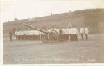 Fort Cumberland: Royal Marines at drill with 4.7inch QF
