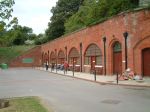 Hilsea Lines, west demi-bastion barrack casemates.