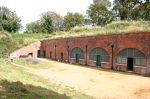 Hilsea Lines, west centre curtain - west barrack casemates.