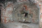 Hilsea Lines, east centre curtain - interior of gun gallery.