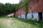 Hilsea Lines, east centre curtain - barrack casemates