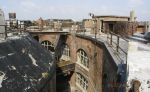 Horse Sand Fort: Spithead, Hampshire: The interior, Core to the left and casemates to the right