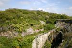 Fort Hubberstone: View form gun casemates towards the upper fort
