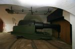 Hurst Castle: Hampshire: 12.5-inch RML in gun casemate, west wing