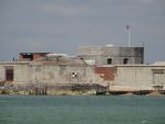 Hurst Castle: Hampshire: Viewed from the sea July 2014