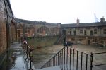 Landguard Fort: central parade with officers' quarters to the right and main gun casemates to the left
