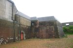 Landguard Fort: Kings Bastion from south ditch