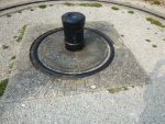 Old Needles Battery: Isle of Wight: Pivot for 9-inch R.M.L. 