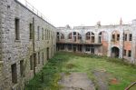 southhook: Parade in centre of barrack block - looking towards the west